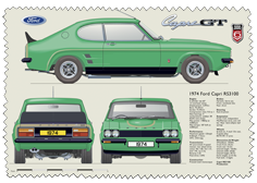 Ford Capri MkII RS3100 1974 Glass Cleaning Cloth
